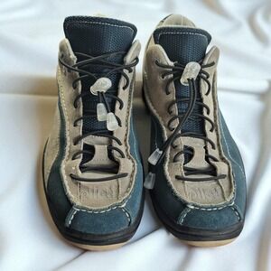 Piloti Stradale CL Leather Driving Shoes Sneakers Mocs Blue Gray Mens US 8 EU 41